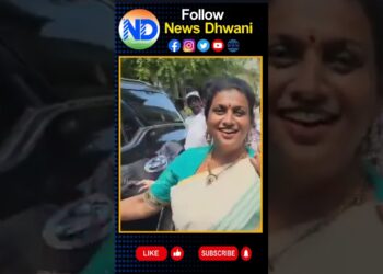 ఓటు వేసిన మంత్రి రోజా సెల్వమణి #ministerroja #rkroja #ironlady