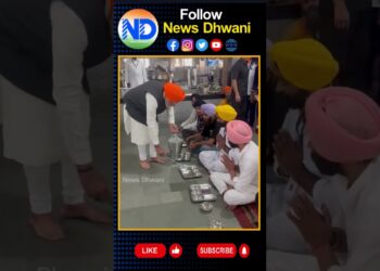 గురుద్వారాలో భక్తులకు స్వయంగా వడ్డించిన ప్రధాని #modi #bjp4india #gurudwara #loksabhaelection2024