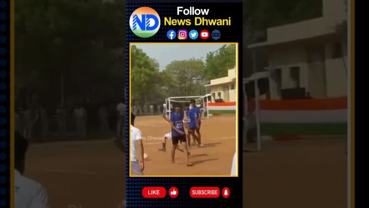 ఫుట్ బాల్ ఆడిన సీఎం రేవంత్ రెడ్డి #hcu #cmrevanth #telangana #hcustudents #hcugrounds